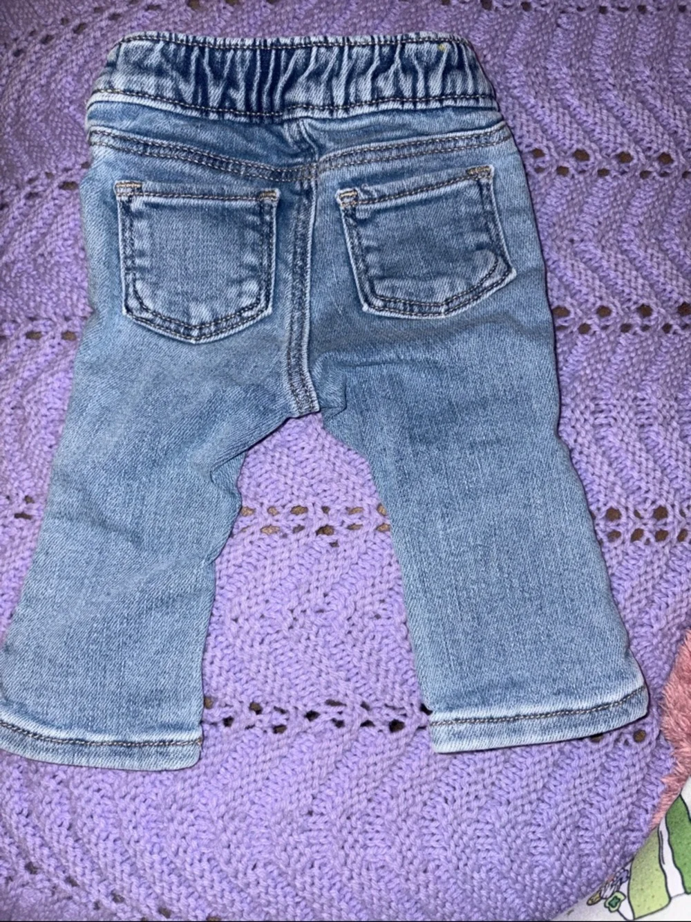 Old Navy Light Blue Elastic Waist Jeans for Kids